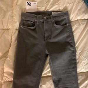GREY HIGH RISE RAG & BONE Skinny Jeans